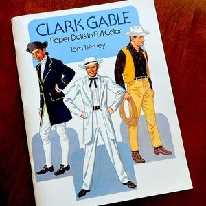 Clark Gable (NEW) paper dolls